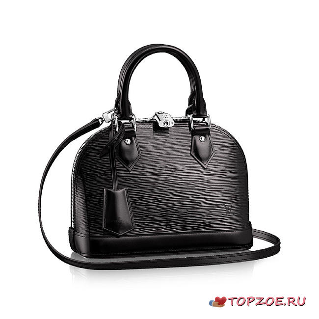 LOUIS VUITTON ALMA BB STRIPE EPI LEATHER NOIR M40862 - 1