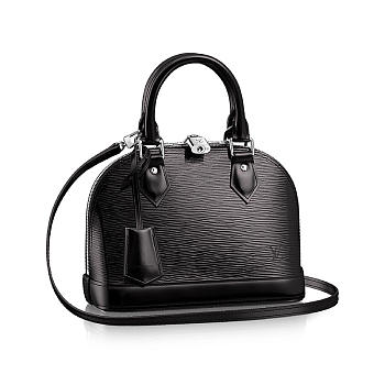 LOUIS VUITTON ALMA BB STRIPE EPI LEATHER NOIR M40862