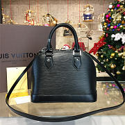 LOUIS VUITTON ALMA BB STRIPE EPI LEATHER NOIR M40862 - 4