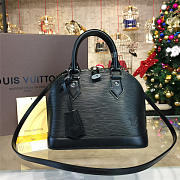 LOUIS VUITTON ALMA BB STRIPE EPI LEATHER NOIR M40862 - 2