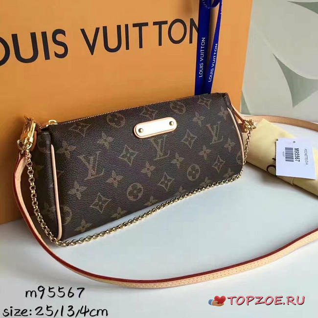 LOUIS VUITTON MONOGRAM EVA CLUTCH - 1