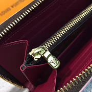 LOUIS VUITTON CLEMENCE WALLET PINK FLOWER - 3