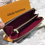 LOUIS VUITTON CLEMENCE WALLET PINK FLOWER - 4
