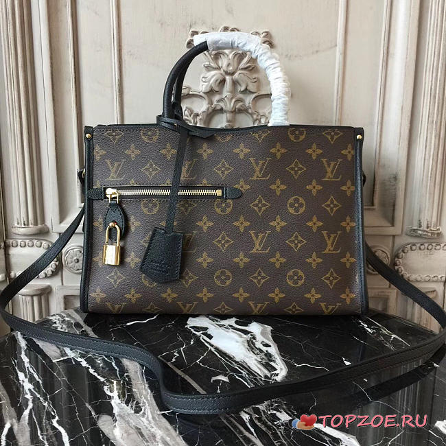 LOUIS VUITTON POPINCOURT MM BAG DARK GREEN 3835 - 1