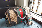 GUCCI GG SUPREME HANDLE BAG 2653 - 3