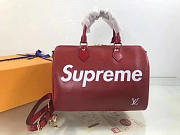 LOUIS VUITTON SUPREME HANDBAG RED M40432 3012 - 3