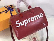 LOUIS VUITTON SUPREME HANDBAG RED M40432 3012 - 4