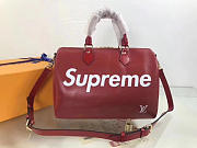 LOUIS VUITTON SUPREME HANDBAG RED M40432 3012 - 6