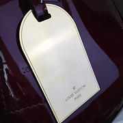 LV Vernis Tote Miroir Patent Leather Burgundy 32CM - 3