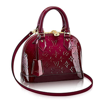 LV ALMA BB MONOGRAM HORNSKIN VERNIS LEATHER M90322