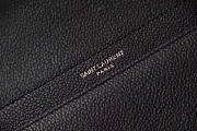 YSL SUNSET MEDIUM CROCODILE EMBOSSED SHINY LEATHER 4833 - 2