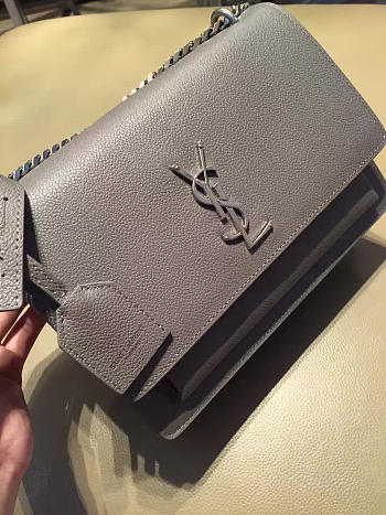 YSL SUNSET MONOGRAM MEDIUM GRAINED LEATHER 4848