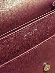 YSL MEDIUM SUNSET BAG GRAINED LEATHER 4852 - 2