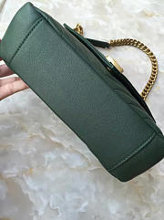 YSL GOLD MONOGRAM COLLEGE GREEN 5111 - 5