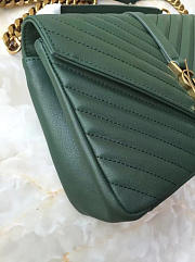 YSL GOLD MONOGRAM COLLEGE GREEN 5111 - 6
