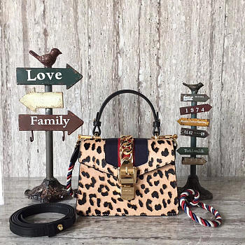GUCCI SYLVIE LEATHER BAG 2595