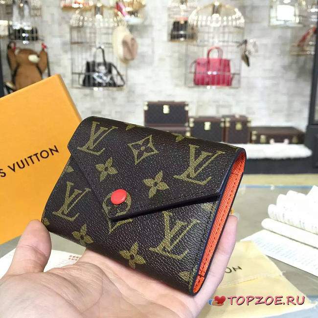 LOUIS VUITTON VICTORINE WALLET ORANGE 3039 - 1