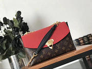 LV Saint Placide Bag Monogram BURGUNDY M43715 25CM - 6