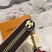 LOUIS VUITTON CLEMENCE WALLET HOT HOT PINK - 4