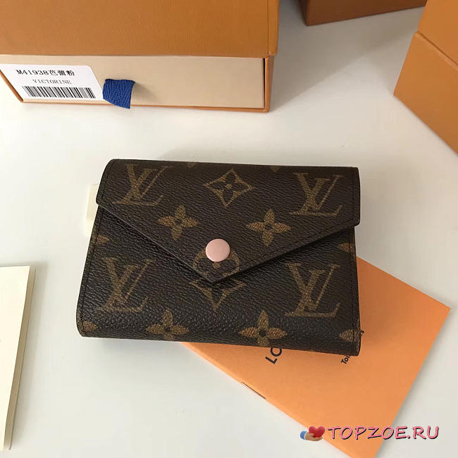 LOUIS VUITTON VICTORINE WALLET ROSE BALLERINE 3211 - 1
