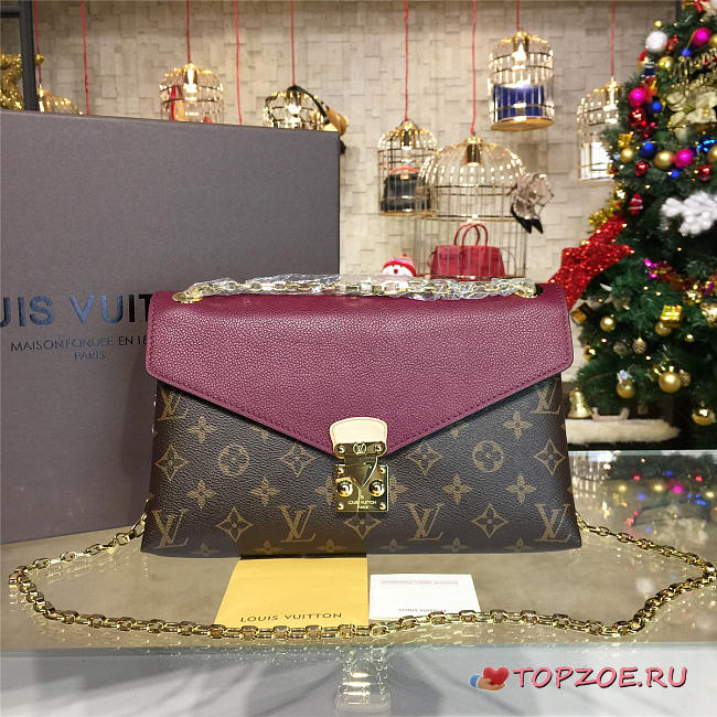 LOUIS VUITTON MONOGRAM PALLAS CHAIN AURORE - 1