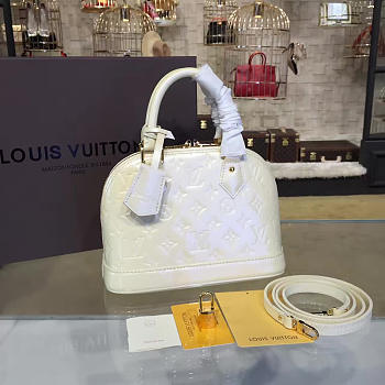 LOUIS VUITTON ALMA BB MONOGRAM VERNIS LEATHER 3536