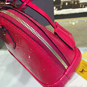LOUIS VUITTON ALMA BB SHINING RED MONOGRAM VERNIS LEATHER 3555 - 4