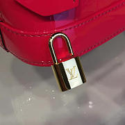 LOUIS VUITTON ALMA BB SHINING RED MONOGRAM VERNIS LEATHER 3555 - 2