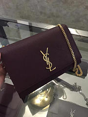 ysl monogram kate grain de poudre embossed leather CohotBag 5025 - 1