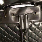 CHANEL QUILTED LAMBSKIN LARGE BACKPACK BLACK 30CM - 4