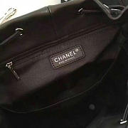 CHANEL QUILTED LAMBSKIN LARGE BACKPACK BLACK 30CM - 5
