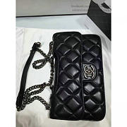 CHANEL QUILTED CALFSKIN PERFECT EDGE BAG SILVER BLACK A14041 VS 00923 - 6