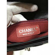 CHANEL QUILTED CALFSKIN PERFECT EDGE BAG SILVER BLACK A14041 VS 00923 - 2