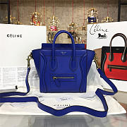 CELINE NANO LEATHER SHOULDER BAG Z1033 - 1