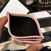GUCCI MARMONT CARD CASE NEXTDUSTY PINK MATELASSÉ LEATHER - 5