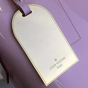 LV Vernis Tote Miroir Patent Leather Pink 32CM - 5