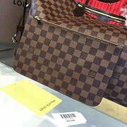 LV Damier Ebene NEVERFULL GM CHERRY 41CM - 3