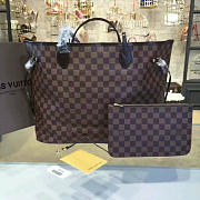 LV Damier Ebene NEVERFULL GM CHERRY 41CM - 2