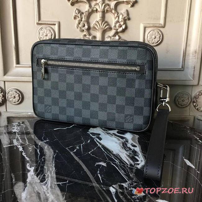 LV KASAI CLUTCH MONOGRAM 24CM - 1