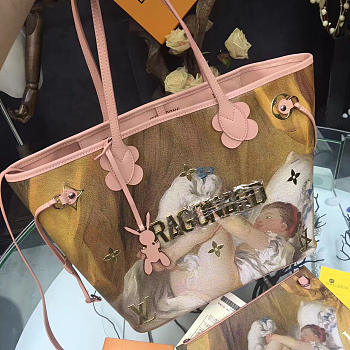 LOUIS VUITTON MASTERS NEVERFULL PINK 3706