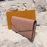 LOUIS VUITTON SARAH WALLET ROSE POUDRE 3725 - 5