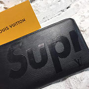 LOUIS VUITTON SUPREME ZIPPY WALLET NOIR - 3