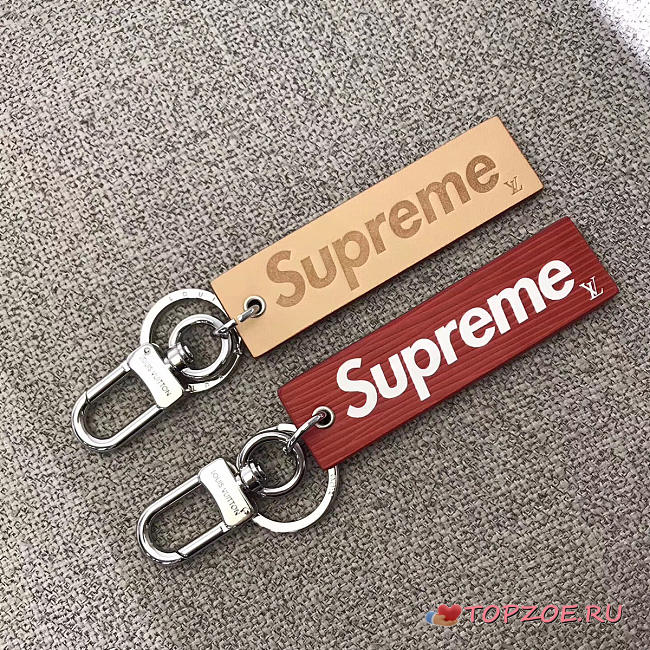 LOUIS VUITTON SUPERME KEY RING RED 3801 - 1