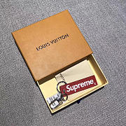 LOUIS VUITTON SUPERME KEY RING RED 3801 - 6