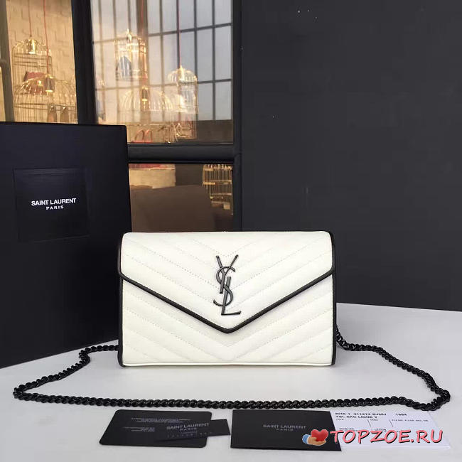 ysl monogram college white CohotBag 4784 - 1