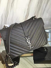 YSL MONOGRAM COLLEGE GRAY 5109 - 2
