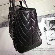 CHANEL CAVIAR QUILTED LAMBSKIN SHOPPING TOTE BAG BLACK 260301 VS 02839 - 5