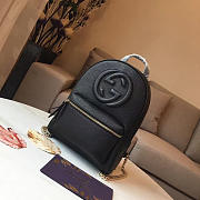 GUCCI GG LEATHER BACKPACK 016 - 1