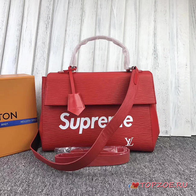 LOUIS VUITTON SUPREME HANDBAG RED M41388 3016 - 1