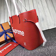 LOUIS VUITTON SUPREME SHOULDER BAG RED M40882 - 2